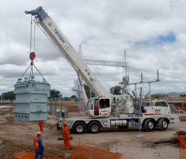 renta grua telescopica terrex 40 toneladas